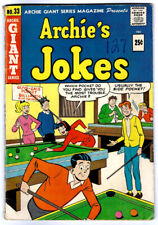ARCHIE Giant Series ARCHIE'S JOKES #33 in VG+ a 1965 Silver Age comic
