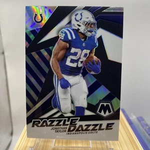 2022 Panini Mosaic Jonathan Taylor Razzle Dazzle Prizm SSP Indianapolis Colts - Picture 1 of 4
