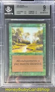 MTG Limited Edition Alpha 1993 Tranquility BGS 9.0 MINT Old School 93/94 - Picture 1 of 6