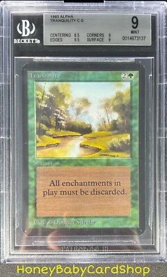 MTG Limited Edition Alpha 1993 Tranquility BGS 9.0 MINT Old School 93/94 - Image 1 of 4