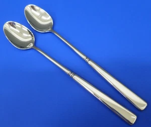 2 - Oneida EASTON All Glossy Stainless USA Flatware 7 1/2" ICED TEA SPOONS - Picture 1 of 7