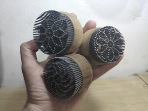 3er Set traditioneller usbekischer Brotstempel (Tschekich) für schöne Muster 5 cm - Bild 1 von 17