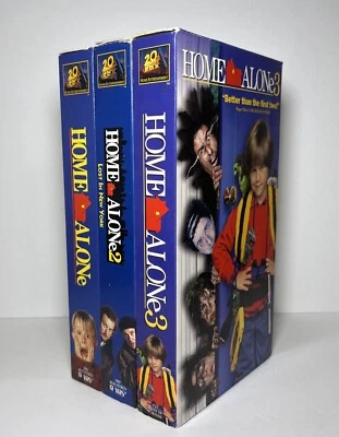Home Alone Movie Series 1,2 & 3 - VHS Lot - Christmas Classics - Tested & Works - Image 1 of 4