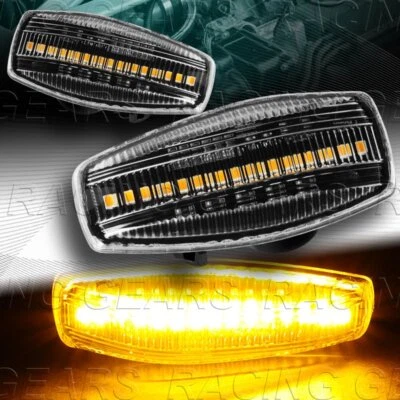 LENTE TRANSPARENTE LED INTERMITENTE LUCES MARCADORAS LATERALES APTAS PARA HYUNDAI ELANTRA TUCSON SONATA Foto 1 de 4