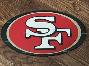 NFL San Francisco 49ers Logo Holzschild 18" Wanddeko Handarbeit Partyschild - Bild 1 von 3