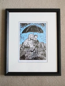 ED BOXALL 'SPRING RAIN' FRAMED PRINT LIMITED EDITION No. 3/50 - Picture 1 of 6