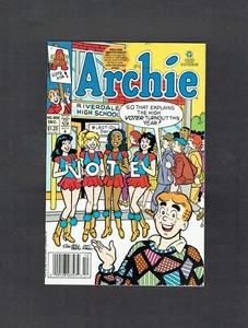 Archie #406 Archie Series 1992 FN/VF Cheerleaders Promoting Voting = Classic GGA - Picture 1 of 2