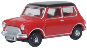 Oxford AUSTIN COOPER MINI TARTAN RED/BLACK 1:76 - Foto 1 di 1