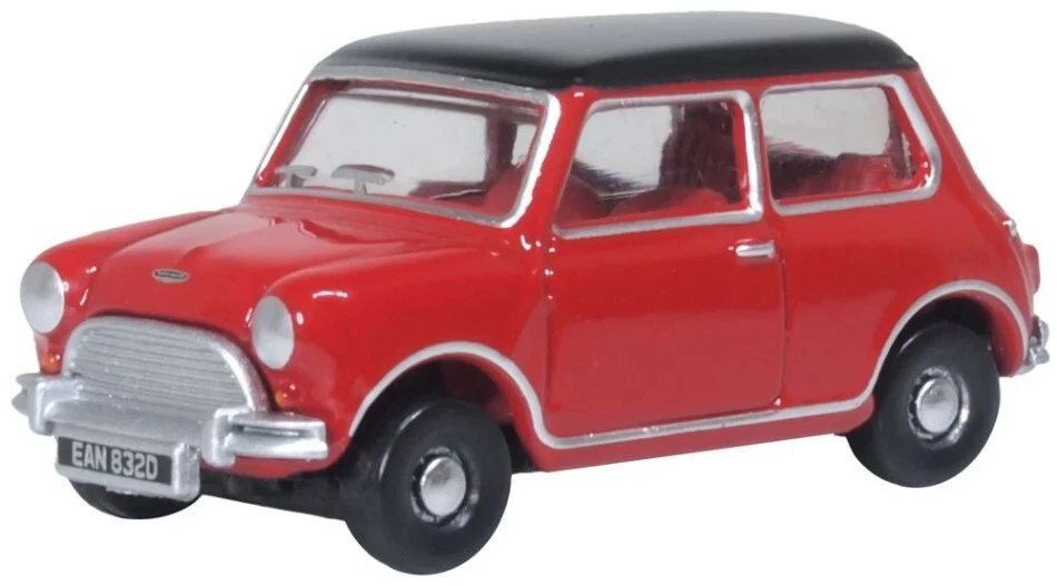 Oxford AUSTIN COOPER MINI TARTAN RED/BLACK 1:76 - Immagine 1 di 1