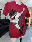 Air Jordan Brand Graphic Red T Shirt  Girl's Size Large New With Tags Free Ship