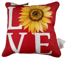 New ListingSunflower Love Outdoor Pillow Mainstays Flower Indoor Doublesided Detailed Throw