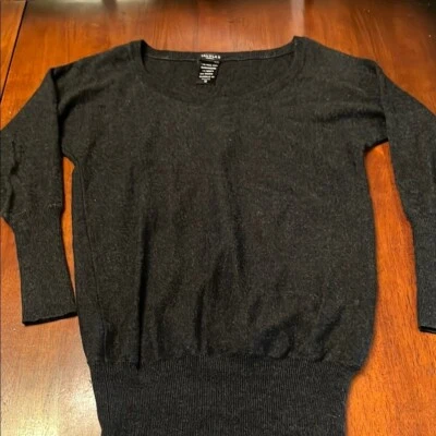 Suéter Talula Negro Cuello Redondo Tejido Fino XXS Foto 1 de 4