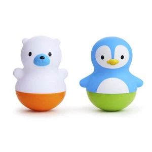 KIDS BATH TOYS 2-Pack Animal Bobbers Baby and Toddlers - Picture 1 of 9