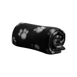 Dog Blankets Warm Pet Mat Paw Print Cat Puppy Fleece Soft Blanket Bed Cushion Au - Picture 1 of 16
