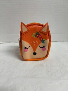 Mini Fox Backpack Charm /Change Purse w/Ring - Picture 1 of 5