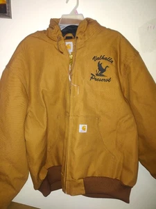 Carhartt braune Herren Jacke Mantel mit Kapuze Größe XL 103940-BRN neu ohne Etikett mit Stickerei - Bild 1 von 11