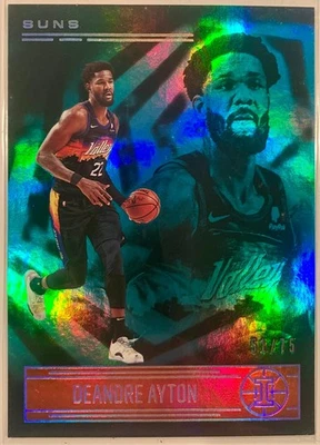 2020-21 Panini Illusions Blue SP #103 Deandre Ayton Phoenix Suns /75 - Image 1 of 2