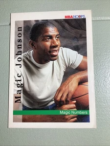 1991-92 NBA Hoops Magic Johnson Lakers Magic Numbers #331 - Picture 1 of 2