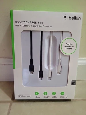 Belkin BoostCharge 1m USB-C To Cable - White (CAA003bt1MWH) - Image 1 of 3