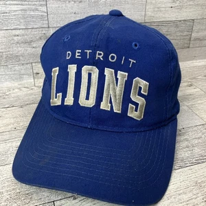 Vintage 90s Detroit Lions STARTER Hat Arch Logo Twill Snapback Classic Cap NFL - Bild 1 von 9