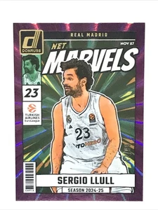 2024-25 DONRUSS  EUROLEAGUE  BASKETBALL MARVELS Sergio Llull  #2 PURPLE  #12/99 - Picture 1 of 2