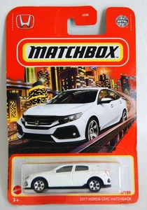 2021 MATCHBOX WHITE 2017 HONDA CIVIC HATCHBACK, METRO SERIES, MBX #98, VHTF - Bild 1 von 3