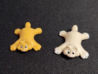 (2) 1990-е Galoob Pound Putties Cat Two Kitties Из Игрового набора Мини Быстрая доставка - Изображение 1 из 3