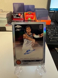 Bryson TIller 2022-23 Topps Chrome OTE Basketball Auto RC Kansas - Picture 1 of 2
