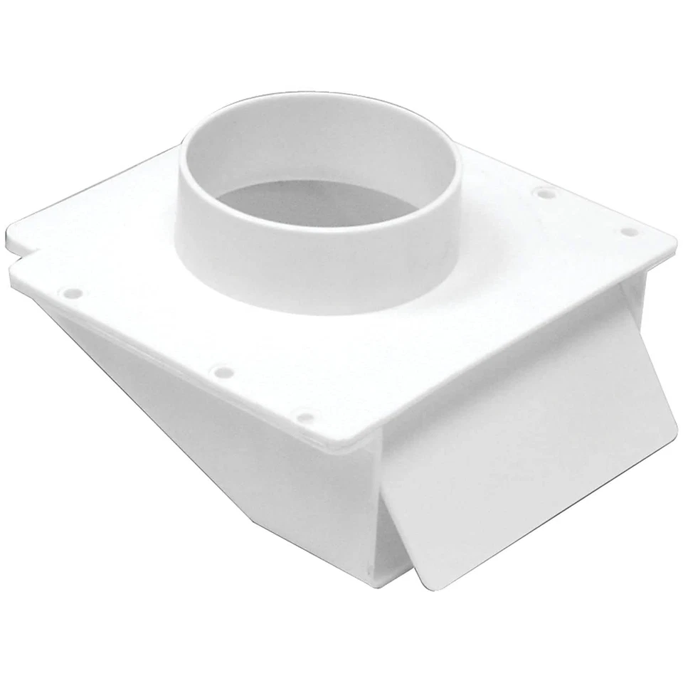 Lambro 143W Plástico Sofito Escape Secador Ventilación con Amortiguador 4" Blanco Foto 1 de 1