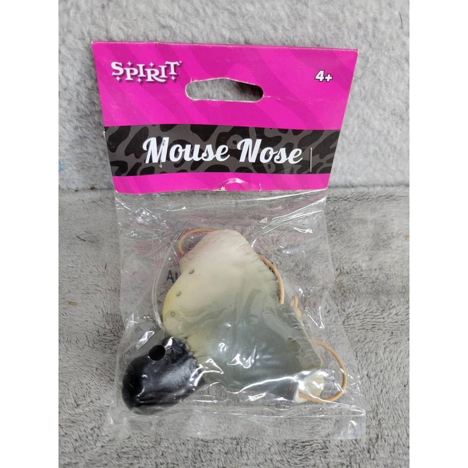 Spirit Halloween Mouse Nose Costume Accessory 4+ Kids Party Cosplay Prop - Image 1 of 2
