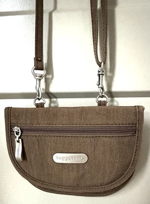 Bolso Bandolera Baggallini Teenee Mini Marrón Viaje Caminar Manos Libres Foto 1 de 4