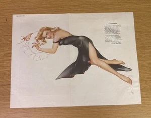Plegable Pinup Original Marzo 1940s Varga Esquire Girl PRIMAVERA TARDA - Imagen 1 de 8