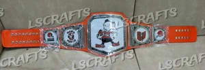 Custom Cleveland Browns Championship Belt Adult Size 2mm Brass - Picture 1 of 5