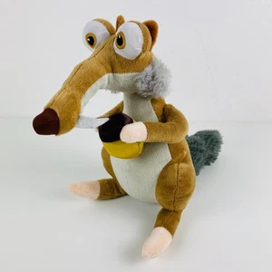 Ice Age 3 Scrat Plüsch Tier Squirrel Stofftier 28cm TV Kuscheltier Braun Film - Bild 1 von 6