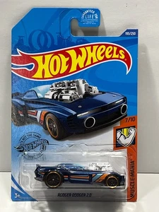 Mattel Hot Wheels Muscle Mania Rodger Dodger 2.0 7/10  193/250 Car Vehicle - Picture 1 of 2