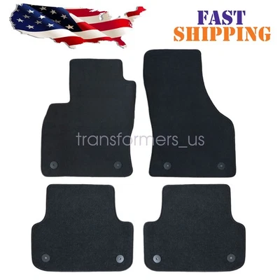 For 2015-2024 Audi A3 S3 Front + Rear Replacement Floor Mats Carpet Velour New Foto 1 de 4