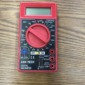 Cen-Tech 7 Function Digital Multimeter Tester Multi-tester AC/DC volt. 90899 - Picture 1 of 4