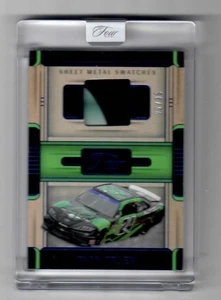 2025 Panini Turn Four Ryan Truex Sheet Metal Swatches Blue Memorabilia Card /35 - Bild 1 von 2