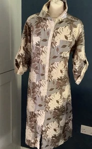 August Silk Linen Shirt Dress UK 14 Sequins 100% Linen Summer - Picture 1 of 7