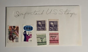 RARE U.S.A Stamp Postage Lot MINT - Picture 1 of 4