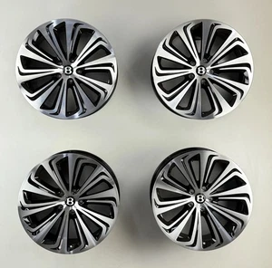 Bentley 22 Zoll Bentayga Felge 3W0601025S 10x22 mit 285/40R22 Pirelli P-Zero B1 - Bild 1 von 8