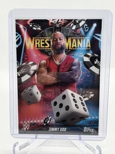 2025 Topps Wrestlemania 41 WWE World Exclusive Jimmy Uso #WM-16 - Picture 1 of 2