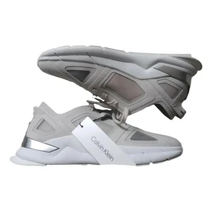 Calvin Klein sneakers donna tg 37 Wave Sole Runner beige etichetta box new - Picture 1 of 10