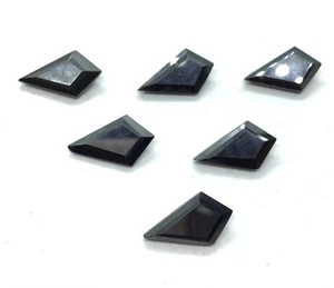 Piedras preciosas sueltas facetadas corte cometa hematita natural AAA para hacer todas las joyas - Imagen 1 de 20