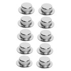 10pcs Axle Push Nuts 5/8 Shaft Push Nut Fasteners Compatible with Trolley/Lawn