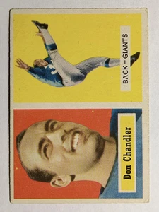 1957 Topps #23 Don Chandler RC (VGEX) - Imagen 1 de 2