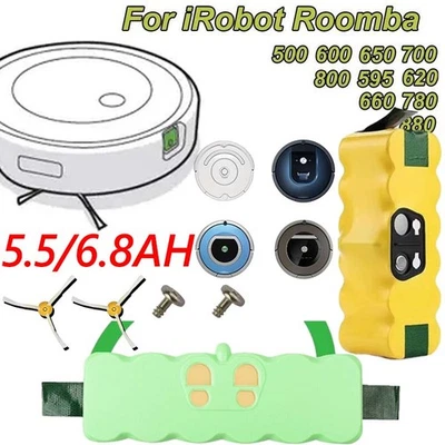 6800mAh Akku für iRobot Roomba 500 551 600 700 800 650 80501 880 14.4V 5.5AH DHL - Bild 1 von 4