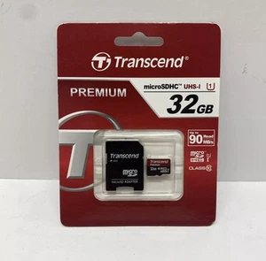 Transcend 32GB Class 10 - MicroSDHC Card - Retail - TS32GUSDU1 - Picture 1 of 1