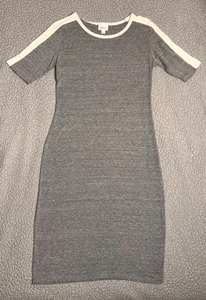 Vestido lápiz Lularoe Julia gris y blanco para mujer talla pequeña - Imagen 1 de 8