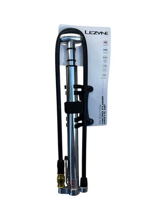Bomba de cuadro de bicicleta Lezyne ABS Micro Floor Drive HP alta presión 160 PSI Presta/AV Foto 1 de 4